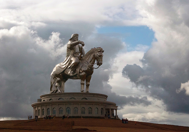 Chinggis khan statue